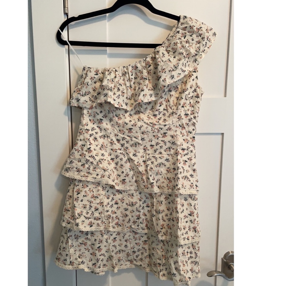 Pink Lily one shoulder dress